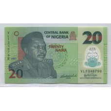 NIGERIA 2007 Pick # 34 BILLETE PLASTICO SIN CIRCULAR, UNC